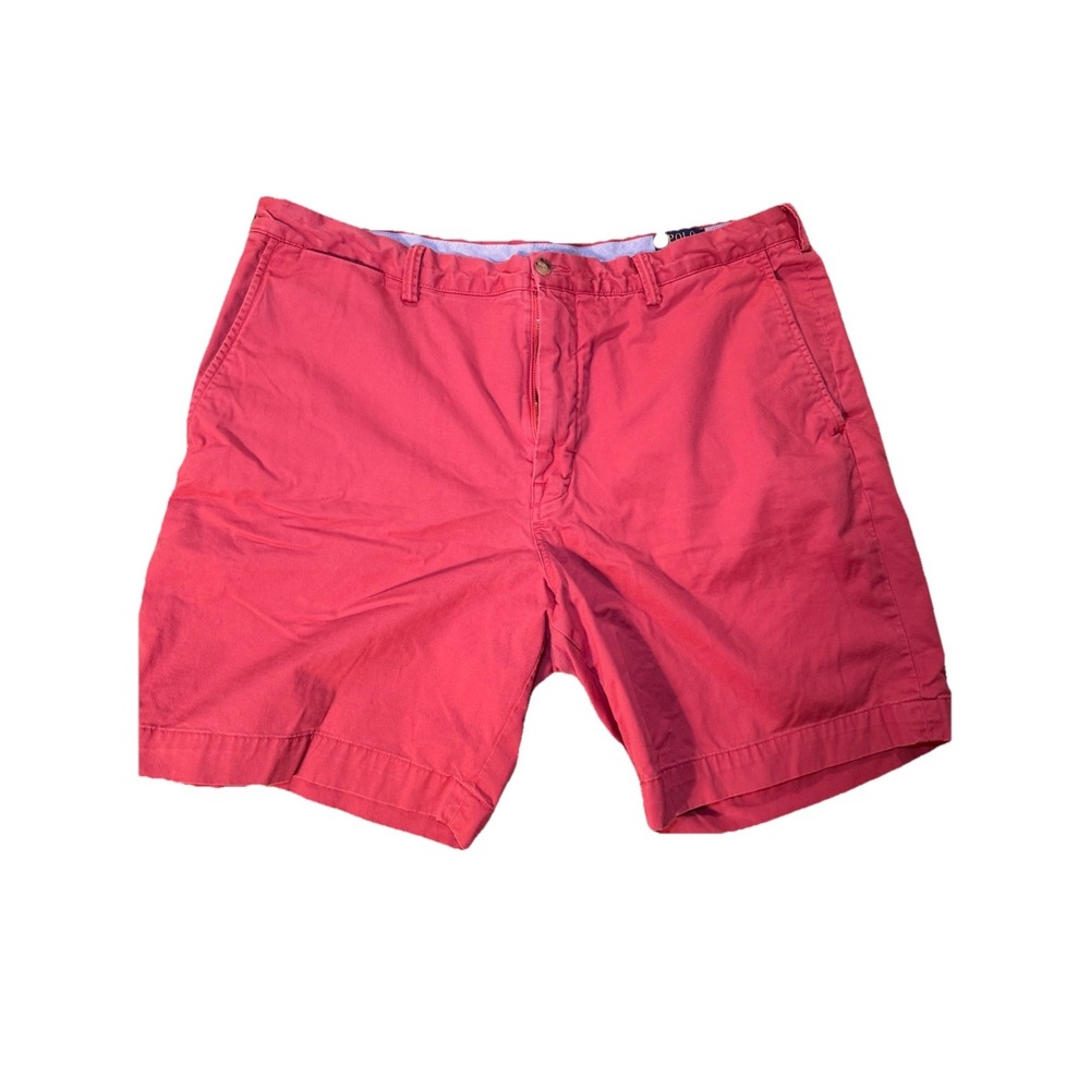 Men's Polo Ralph Lauren Classic Fit Chino Shorts , light red , size 40